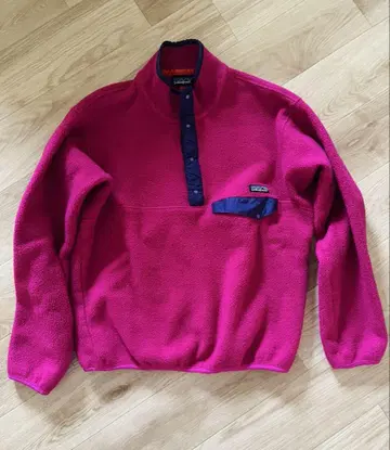 Patagonia 핑크 하프 지퍼 플리스 자켓 빈티지