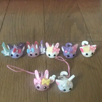 홋페짱 토끼와 고양이 7개 세트