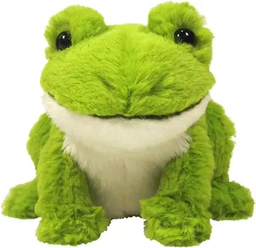 산레몬 플러피 봉제 인형 개구리 S
