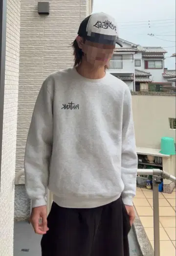PHATRNK 맨투맨 그레이