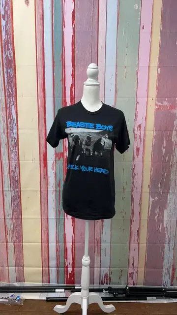 [ 레어 ] BEASTIE BOYS 빈티지 T셔츠 블랙 구제 의류 S
