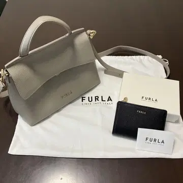 FURLA 새상품급 핸드백 & 미사용 새상품 지갑 세트