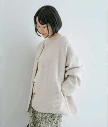 [새상품] URBAN RESEARCH DOORS 퀼트 노카라 자켓