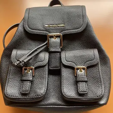 MICHAEL KORS 가죽 백팩 블랙