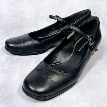 [리갈] 스트랩 펌프스 (23.5) 멜리 제인 가죽 블랙