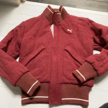 PUMA 레드 집업 자켓
