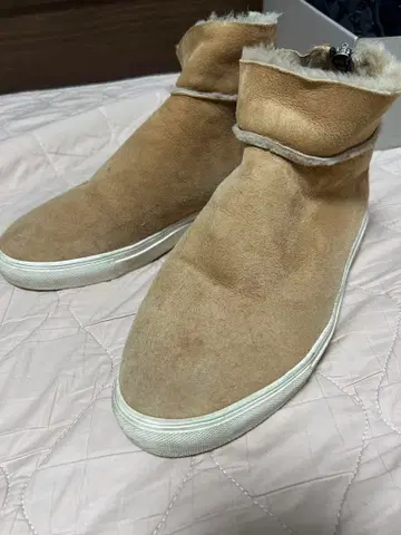 논네이티브 무스탕 보아 스니커즈 부츠 1 26-26.5cm