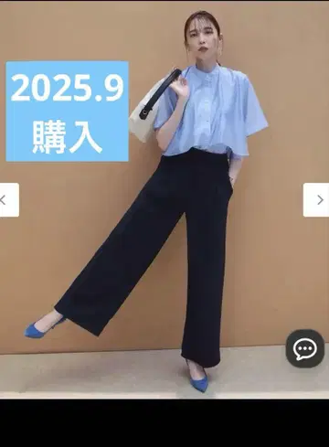 UNFILO BEAUTY MOVE 턱 와이드 팬츠 M 언필로