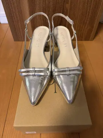 펌프스 미사용 새상품 실버 포멀 24cm