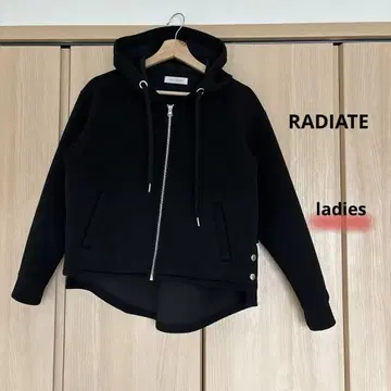 RADIATE 블랙 후드티