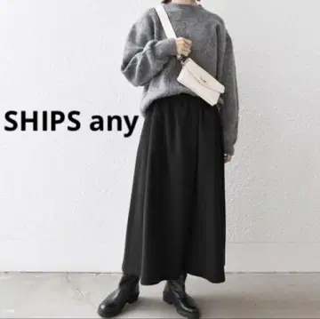 새상품급 SHIPS any 쉽스에니 울라이크 큐롯 팬츠 F