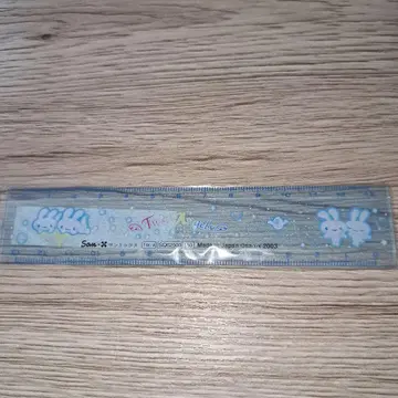 레어 헤이세이 레트로 산엑스 트윈 엔젤스 자 눈금자 2003