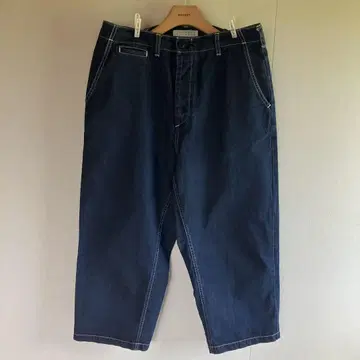 TEXTURE WE MADE 와이드 트라우저 팬츠 32 인디고