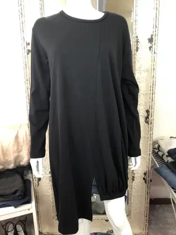 택 포함 새상품 Y'S 와이즈 롱 원피스 긴팔 개더 포함 M