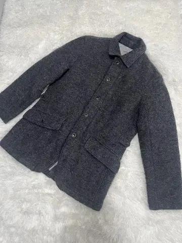 DoCLASSE L 사이즈 남성용 울 코트 그레이 계열