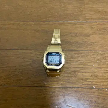 CASIO G-SHOCK 골드 디지털 시계 전설의 반짝이는 시계