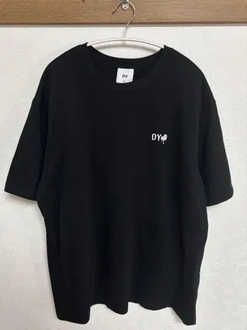OY 자수 티셔츠 블랙 XL
