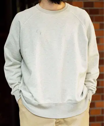 A.PRESSE Vintage Washed Sweat Shirt 22SS