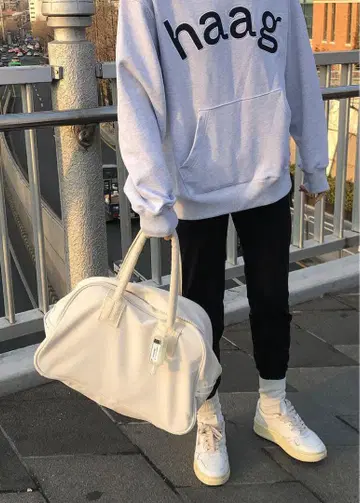 [ Haag ] a boston bag / ecru