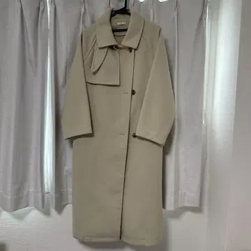 ITEMS URBAN RESEARCH 아이보리 롱 코트