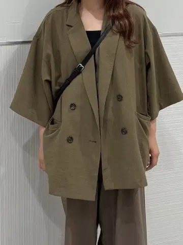 LEPSIM 린넨라이크 크루즈 자켓