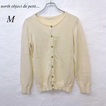 e5441 [노스 오브제 드 푸치] 가디건 M 사이즈 아이보리 계열