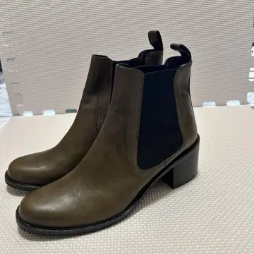 새상품급 라보키고시 웍스 카키 숏부츠 240