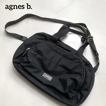 agnes b. 보스턴 핸드 숄더 백 블랙 2way 블랙