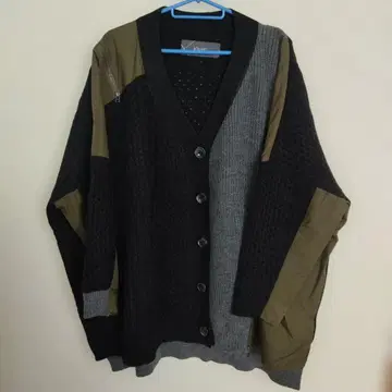 kOhAKU 이소재 도킹 가디건