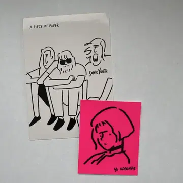 나가바 유 스티커 2장 세트