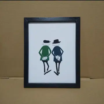 하나이 유스케 키리누키(25 x 20 프레임 포함) 뒷모습
