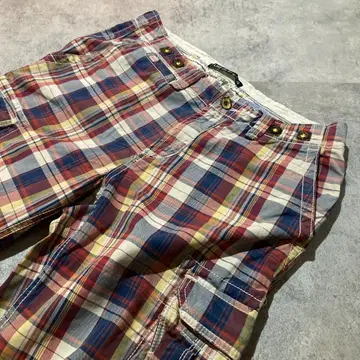 [ SCOTCH&SODA ] 스코치앤소다 마드라스 체크 패턴 카고 팬츠