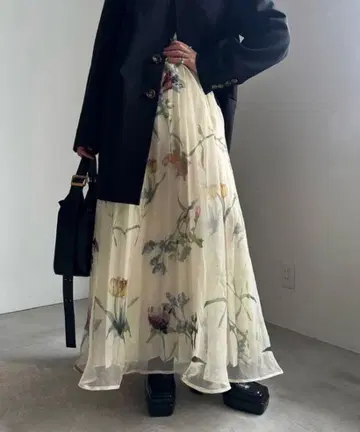 SOFIA ORGANZA LAYERED SKIRT