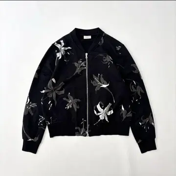 DRIES VAN NOTEN 플라워 무늬 블루종 플로럴 하이비스커스