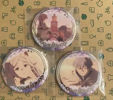 장송의 프리렌 금박 캔뱃지 3개 세트 프리렌 힘멜 거울 연꽃의 반지