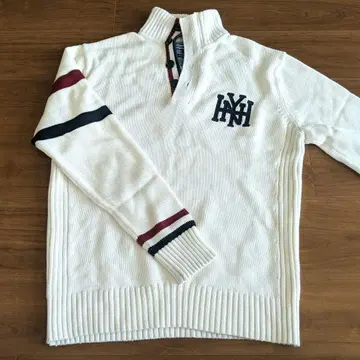 Tommy Hilfiger 화이트 니트 스웨터