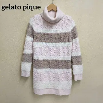 W34 gelato pique 발렌타인 케이크 보더 원피스