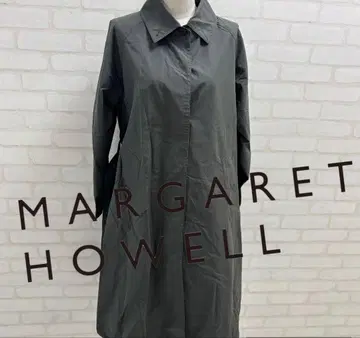 새상품급 MARGARET HOWELL 그레이 트렌치코트 일본제