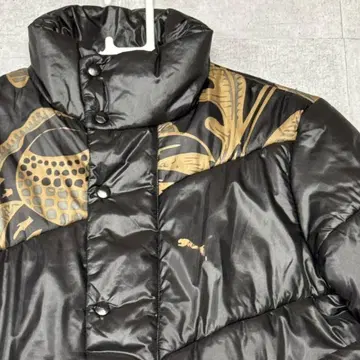 PUMA 파이버 다운 자켓 충전솜 점퍼 포켓 플랩 푸마