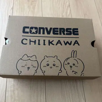치이카와*CONVERSE 블랙 24cm 하이컷 스니커즈