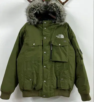 THE NORTH FACE 올리브, 카키색 다운 자켓 M