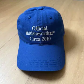 thisisneverthat Times Logo Cap BLUE