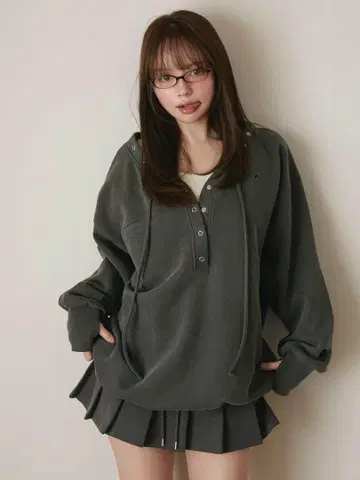 andmary Loose ribbon set up dark gray