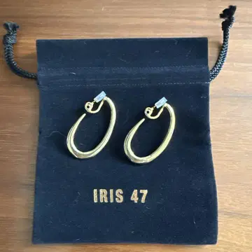 IRIS47 아이비 후프 이어링 아이비 후프 골드