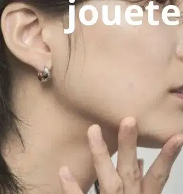 [쥬에테] jouete 플라티나 코팅 귀걸이 양쪽 세트 실버