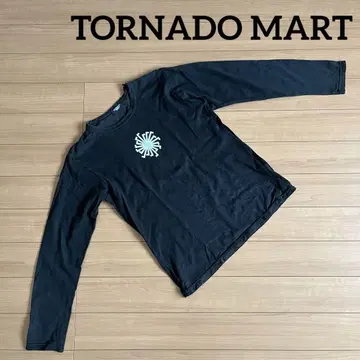 [ TORNADO MART ] 블랙 긴팔 티셔츠