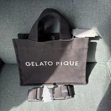 GELATO PIQUE 캔버스 로고 숄더백