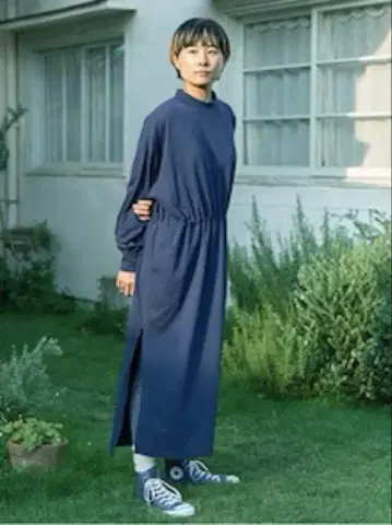 헬리한센 랜드노옴 네이비 원피스
