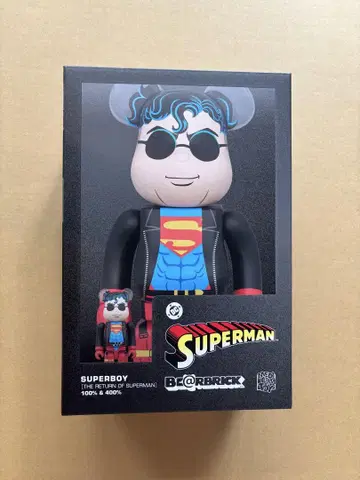 BE@RBRICK SUPERBOY 100% & 400%