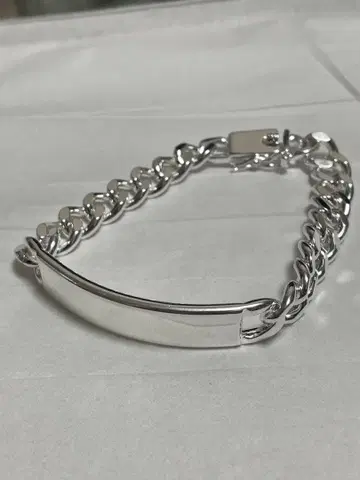 실버 925 used ID 팔찌